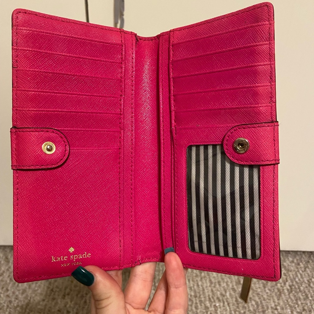 Kate Spade Hot Pink Wallet